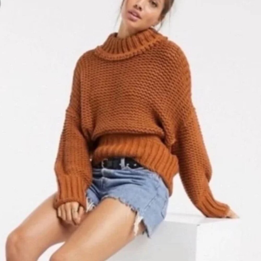 Free People My Only Sunshine Sweater in Tuscan‎ Earth Size XSmall